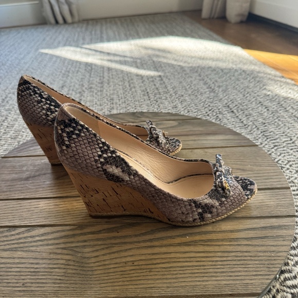 Prada Snakeskin Embossed Espadrilles, Size 39 - Picture 6 of 8